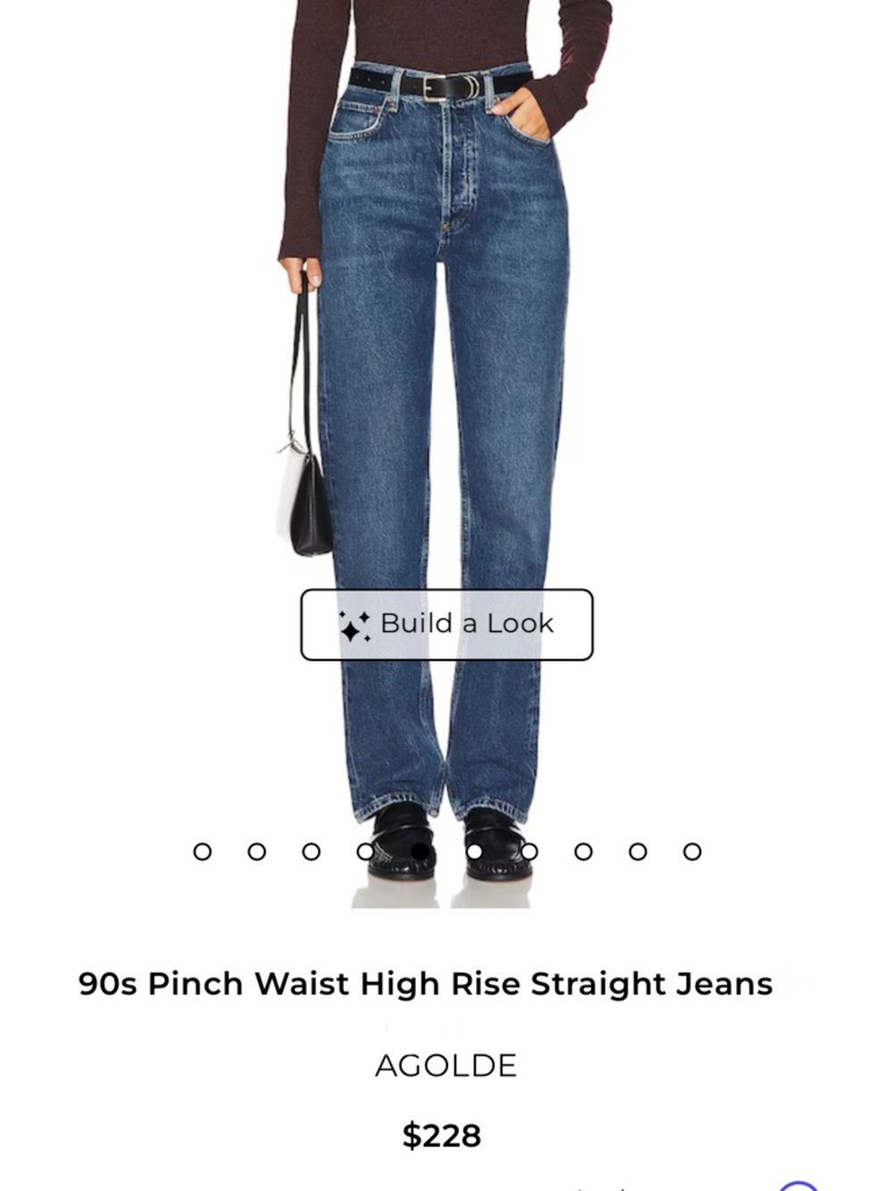 Agolde 90s Pinch Waist High Rose Straight Jeans